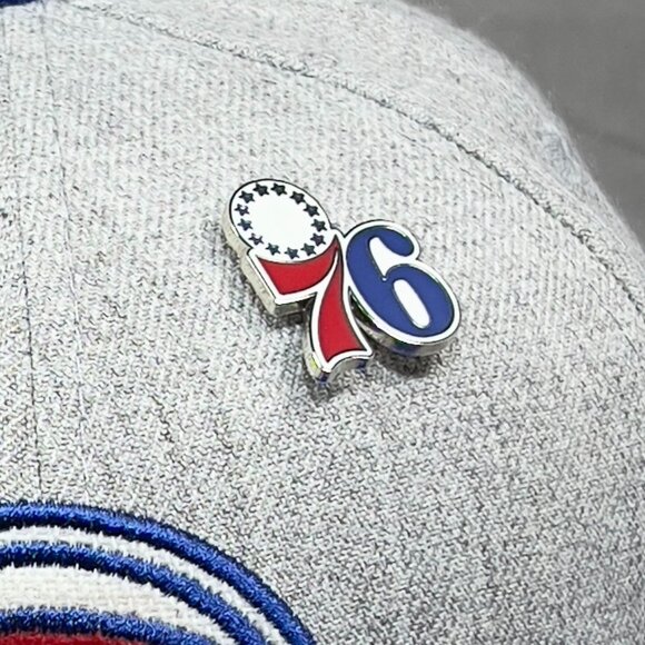 Philadelphia 76ers NBA Snapback Hat New Era 950 Draft Gray Philly Sixers Mens - Picture 10 of 14